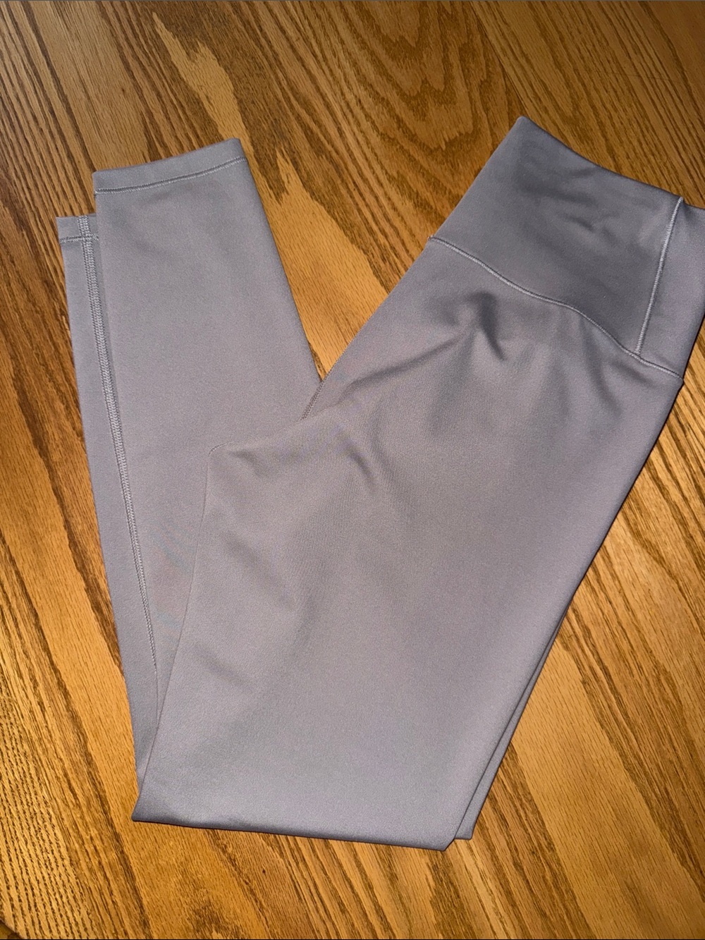 Xersion Light Gray High-Waist Active Leggings